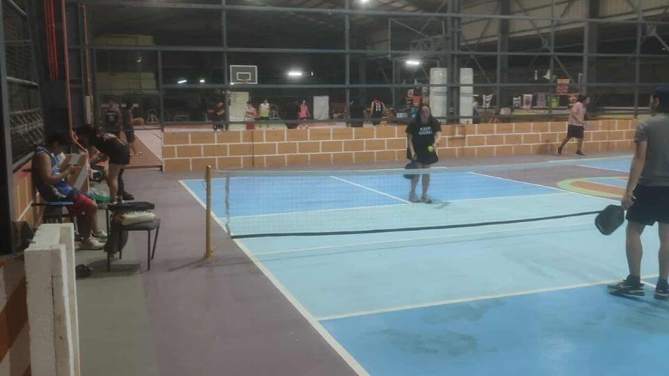 CEH-ABC Gym — indoor pickleball courts in use