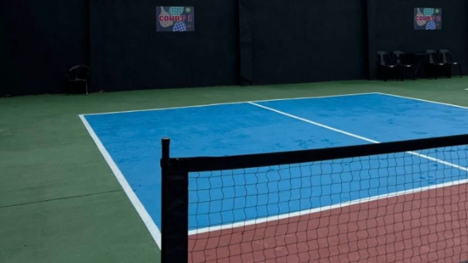 Dink n' Lob Pickleball — indoor court and net
